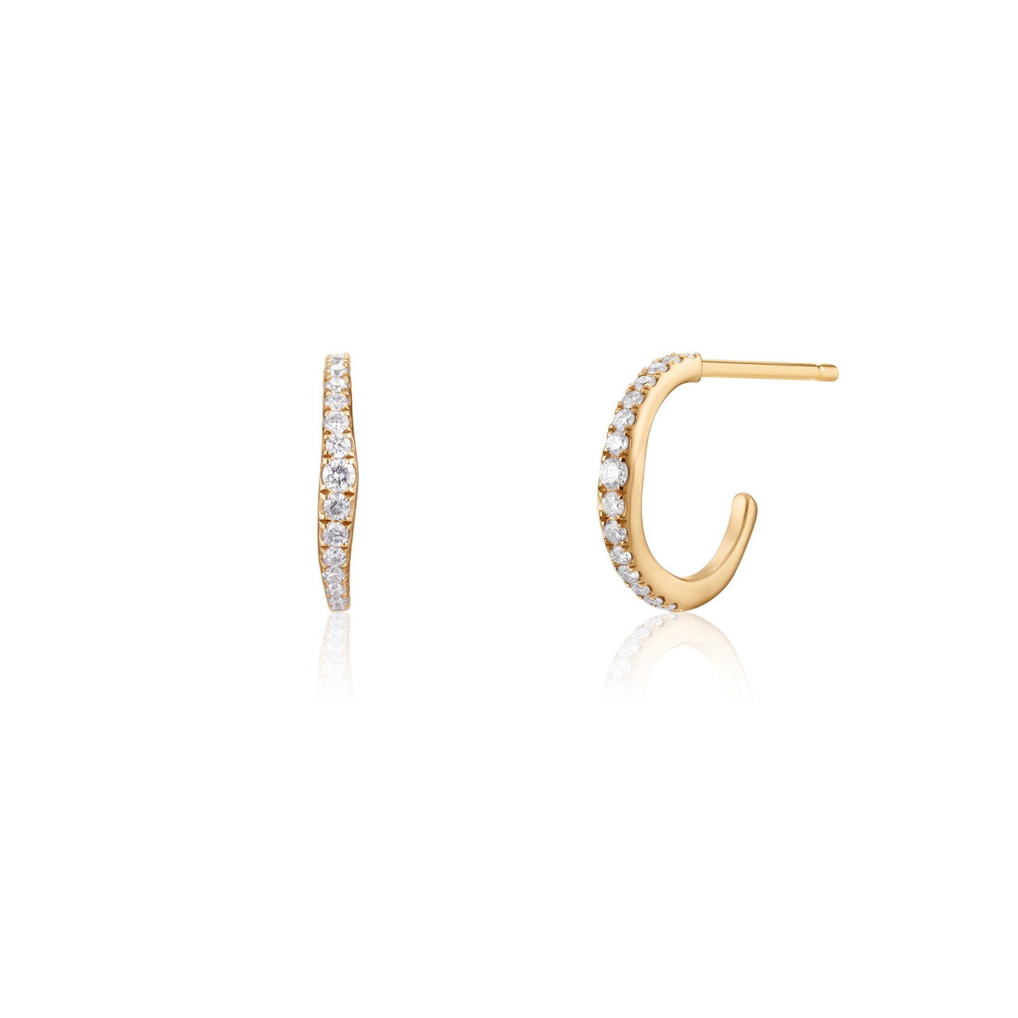 RACHEL | Diamond Hoops Hoops & Huggies AURELIE GI 