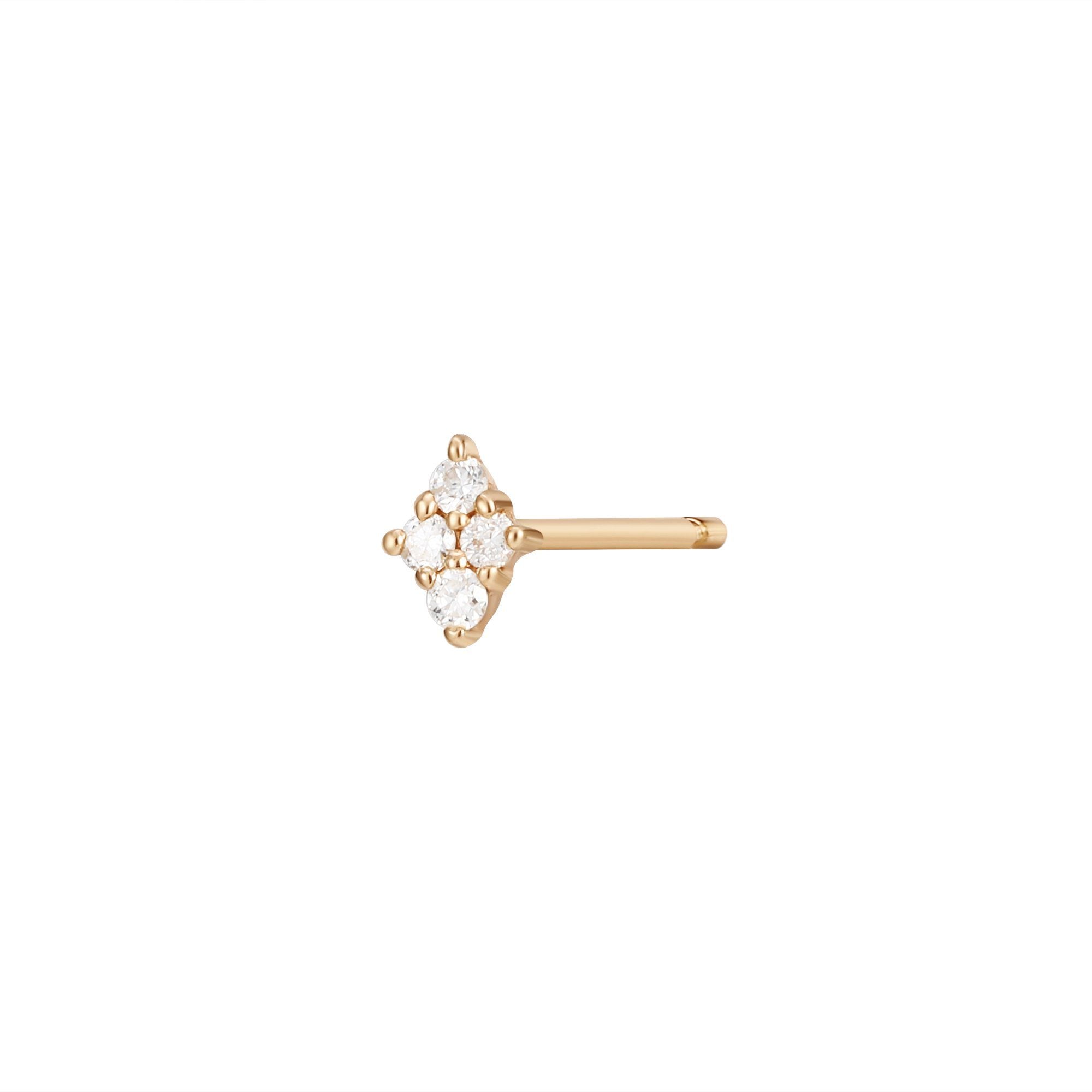 AMY | Single Diamond Stud Studs AURELIE GI 