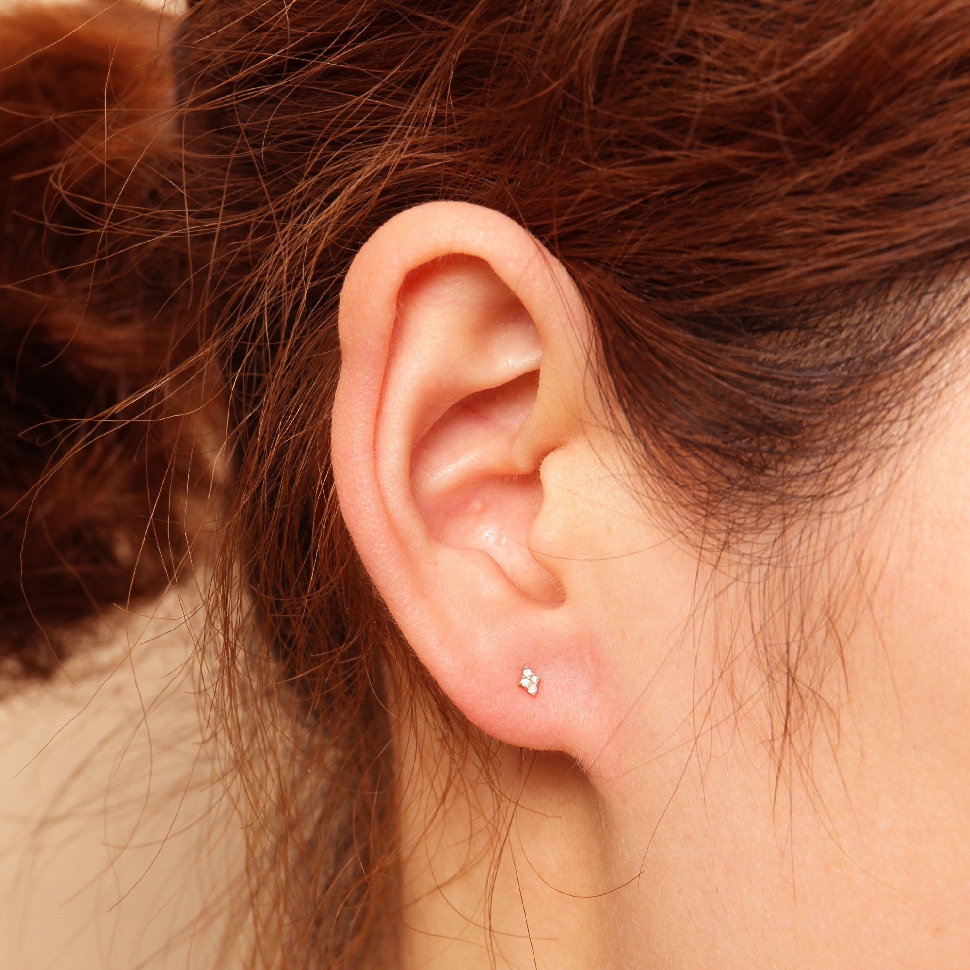 AMY | Single Diamond Stud Studs AURELIE GI 