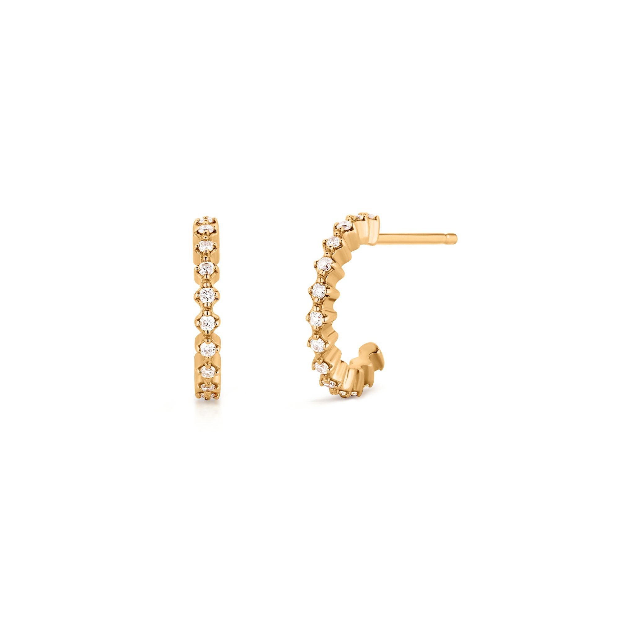 MARIE | Diamond Hoops Hoops & Huggies AURELIE GI 