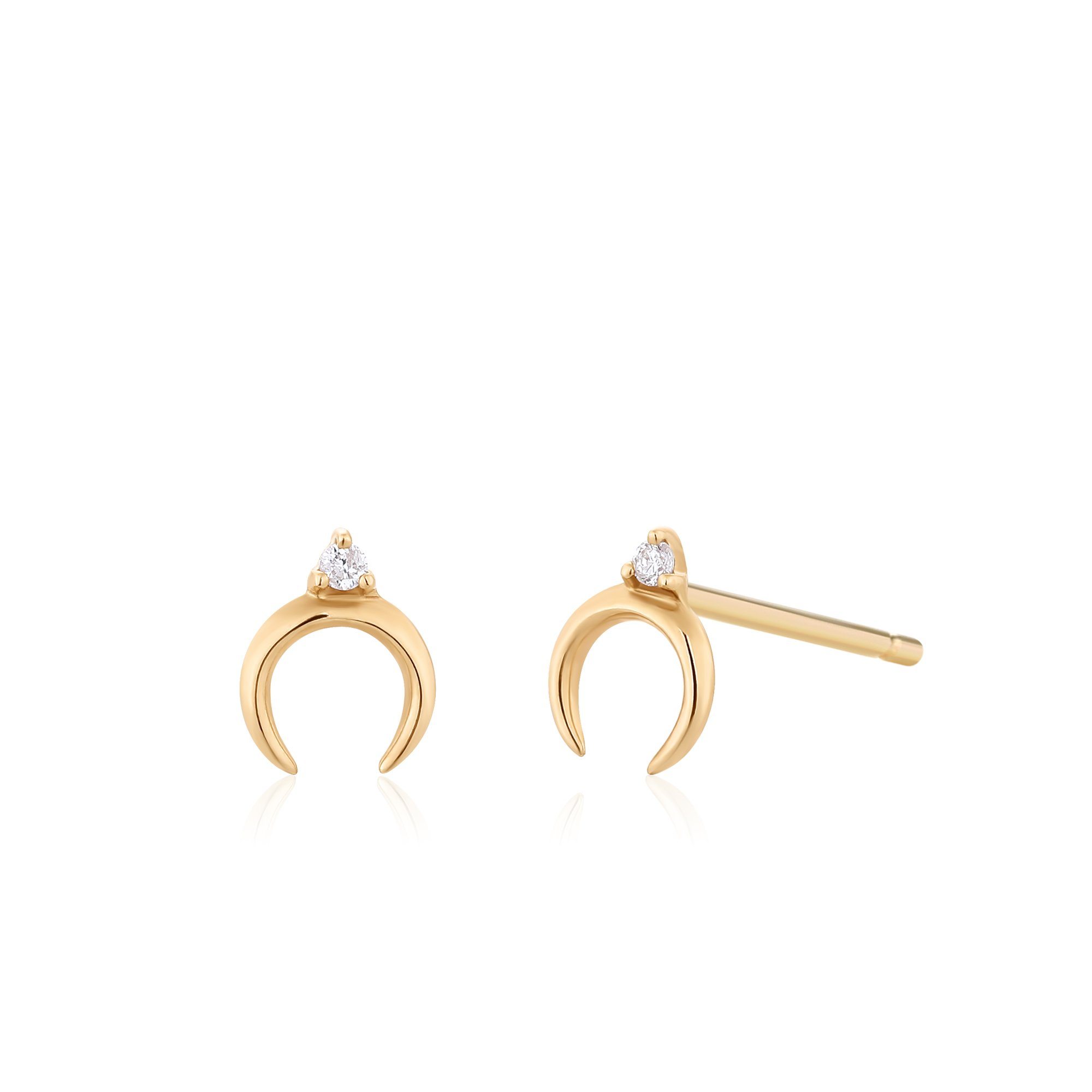GLORIA | Diamond Arc Studs Studs AURELIE GI 
