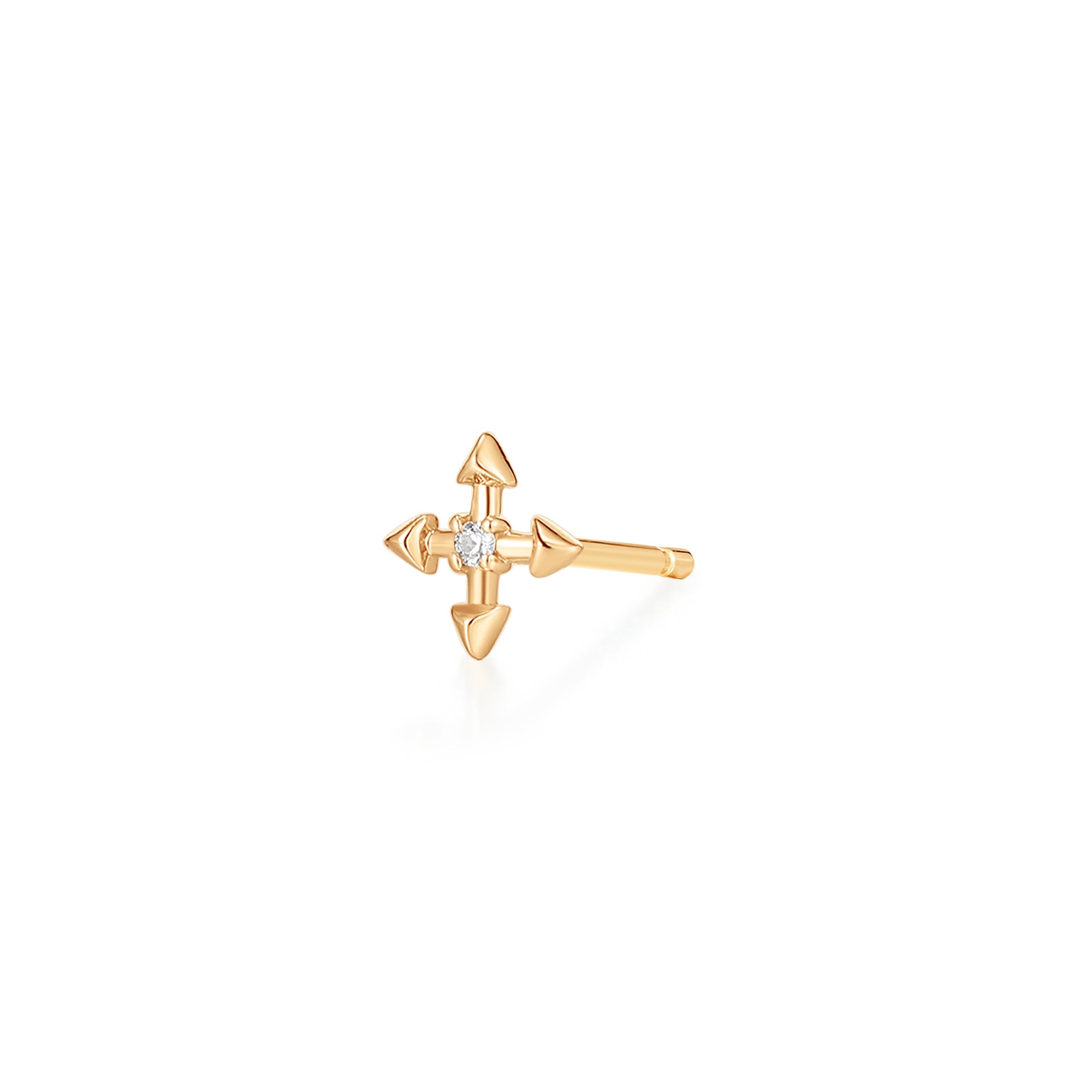 LIESE | Diamond Compass Single Earring