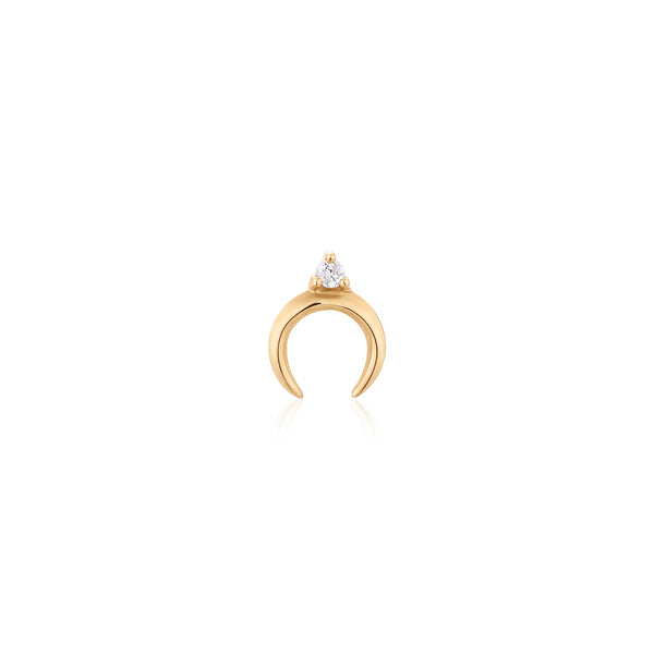 GLORIA | Diamond Arc Single Piercing Earring