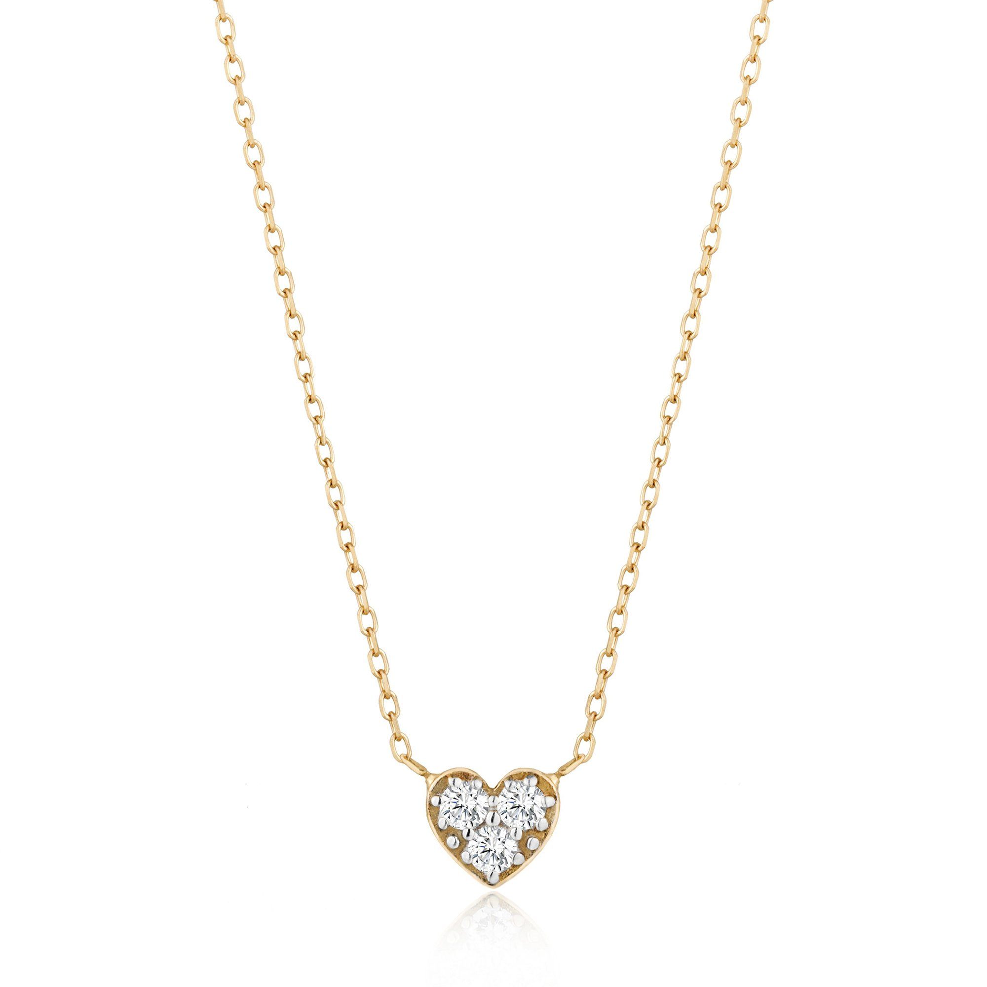 SOPHIE | Diamond Heart Necklac