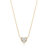 SOPHIE | Diamond Heart Necklace Necklaces AURELIE GI 