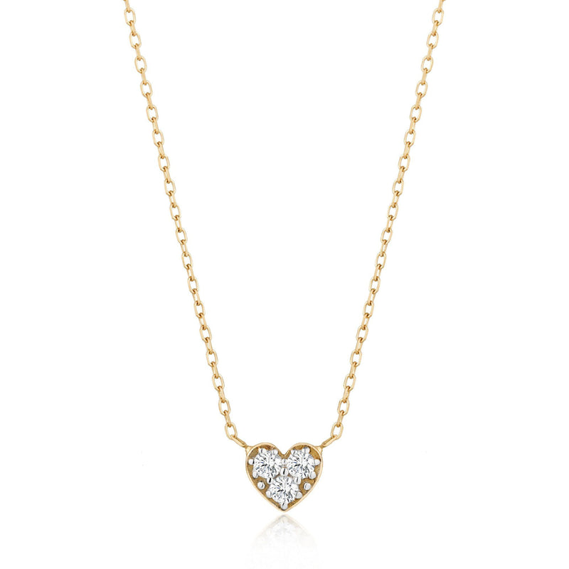 SOPHIE | Diamond Heart Necklace Necklaces AURELIE GI 