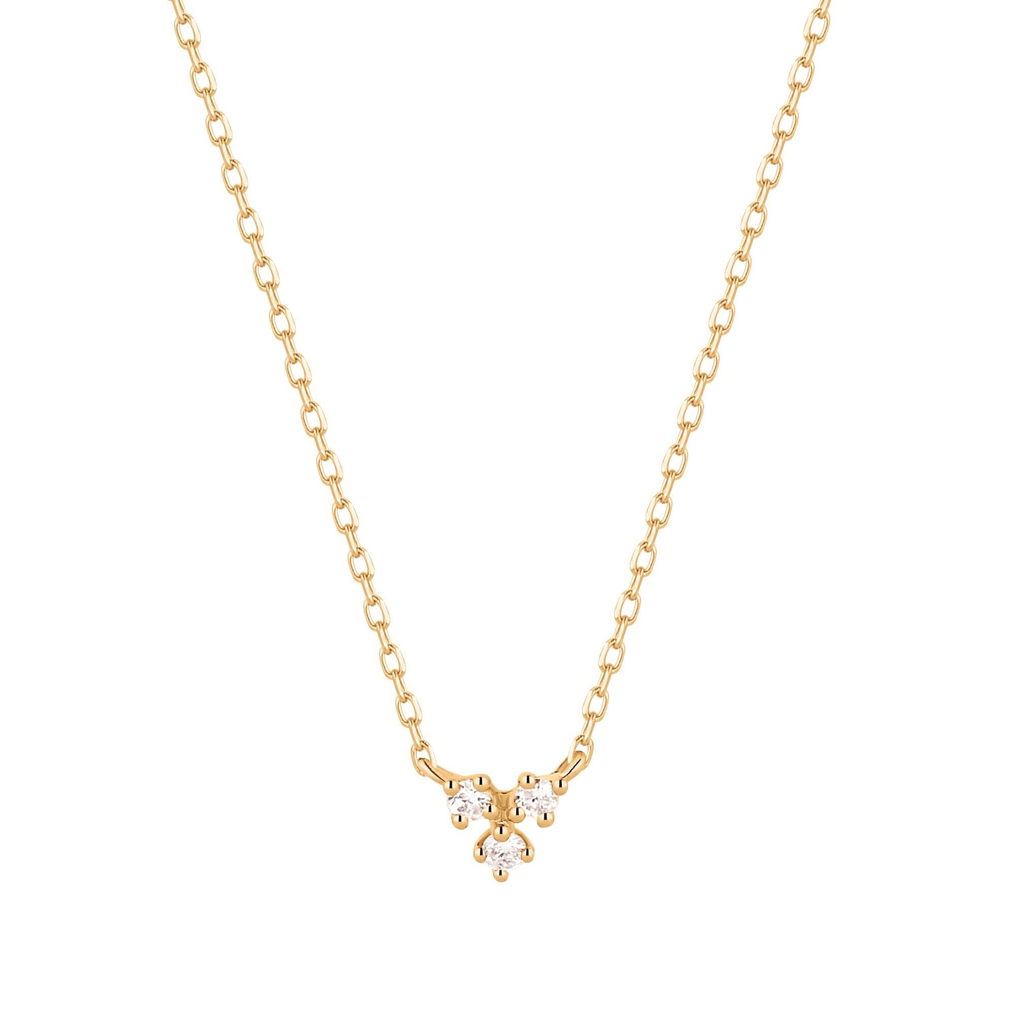 CLOVER | Diamond Necklace Necklaces AURELIE GI 