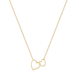 JUlLIETTE | Interlocked Hearts Necklace Necklaces AURELIE GI Yellow 