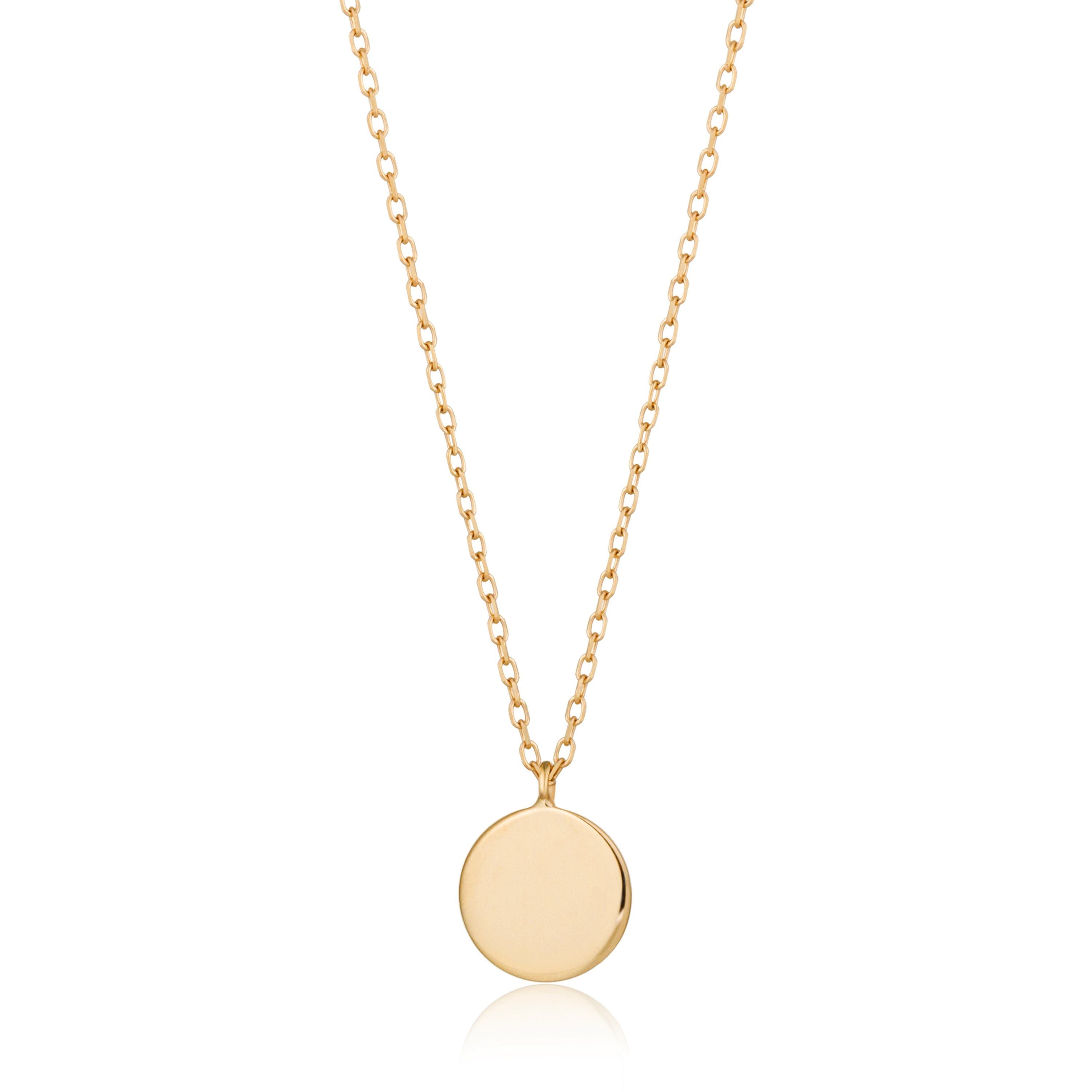 DOT | Shiny Disc Necklace Necklaces AURELIE GI 