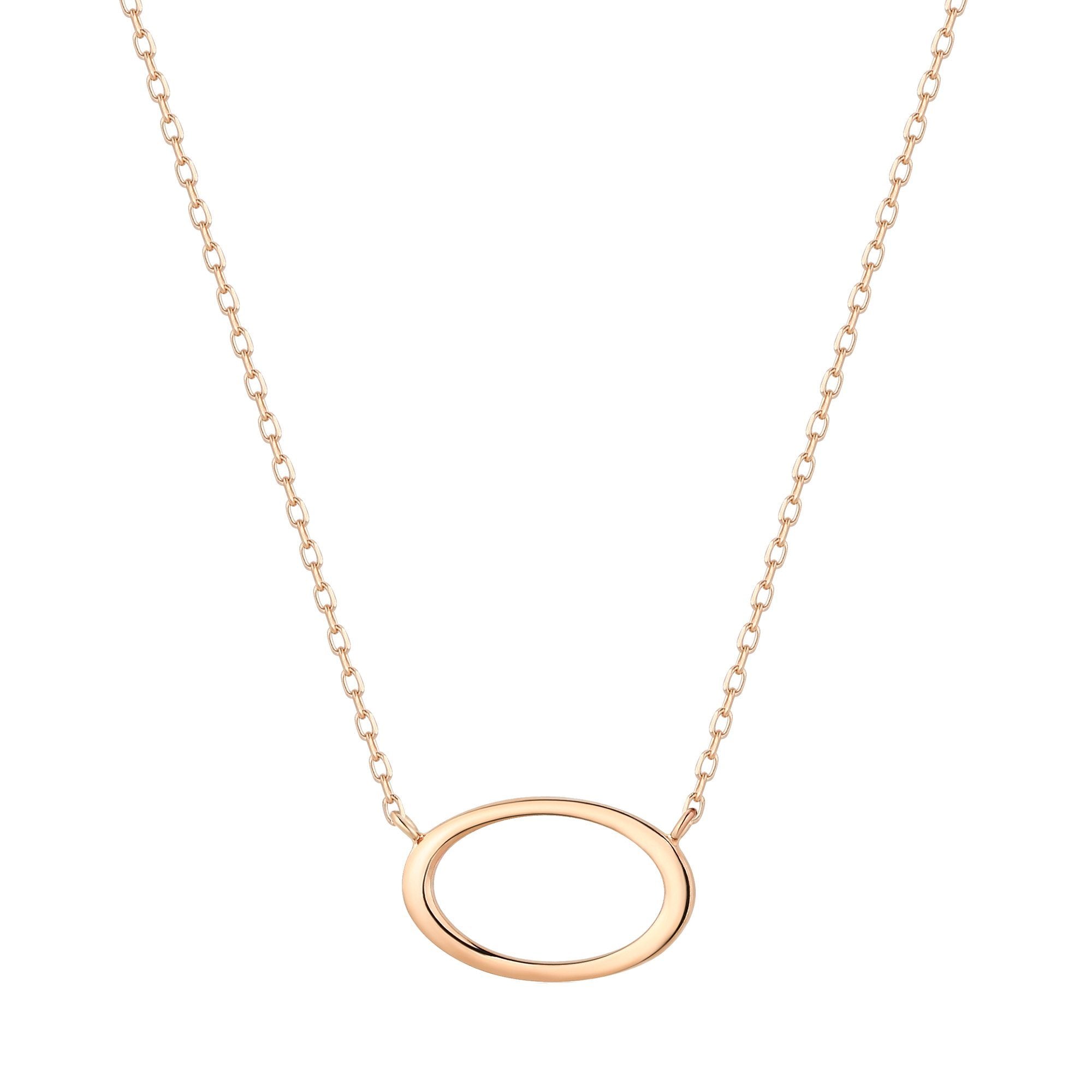 IRENE | Open Oval Necklace Necklaces AURELIE GI 