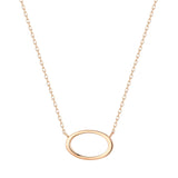 IRENE | Open Oval Necklace Necklaces AURELIE GI 