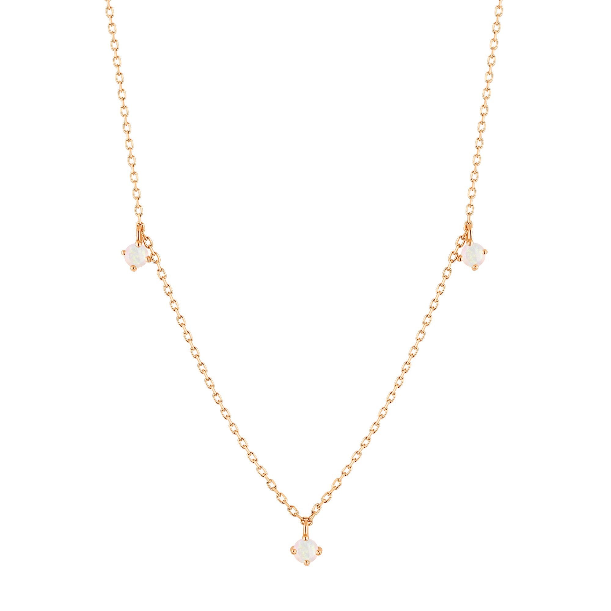 FLORA | Triple Opal Necklace Necklaces AURELIE GI 