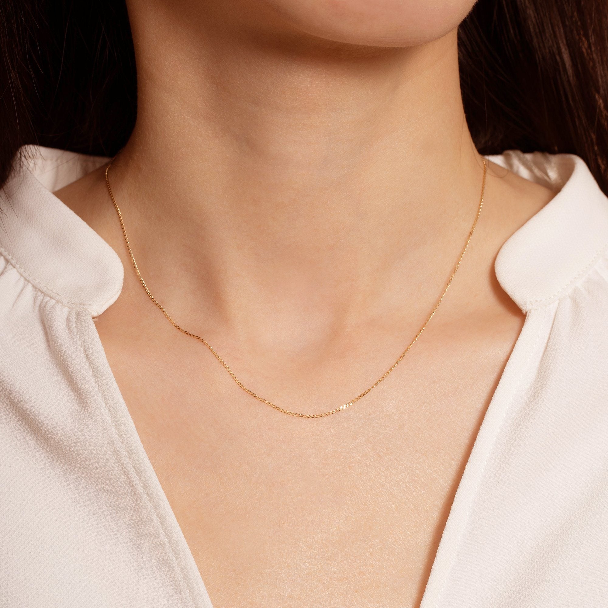 JOSIE | Curb Chain -16" Necklaces AURELIE GI 