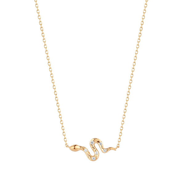 Diamond snake clearance pendant