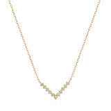DREAM | Lab-Grown Diamond Wishbone Necklace