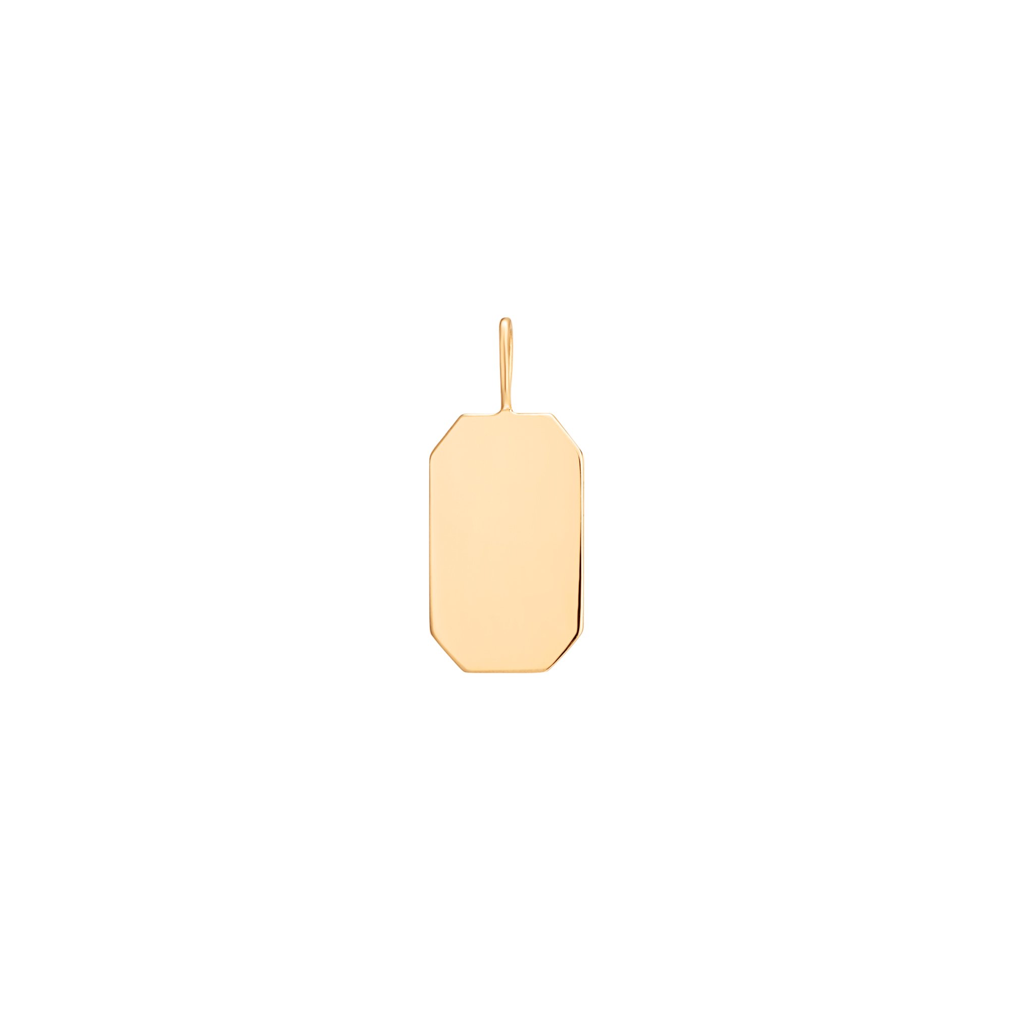 HOPE | Engravable Tag Charm Necklace Charms AURELIE GI 