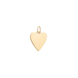 JOY | Engravable Heart Charm Necklace Charms AURELIE GI 