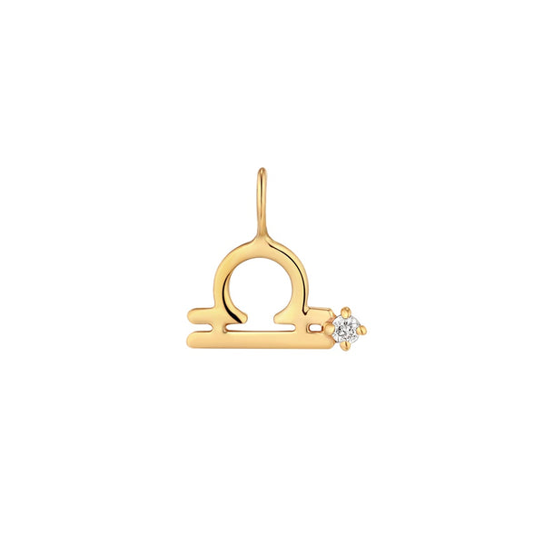 LIBRA | Zodiac Charm With Diamond Necklace Charms AURELIE GI 