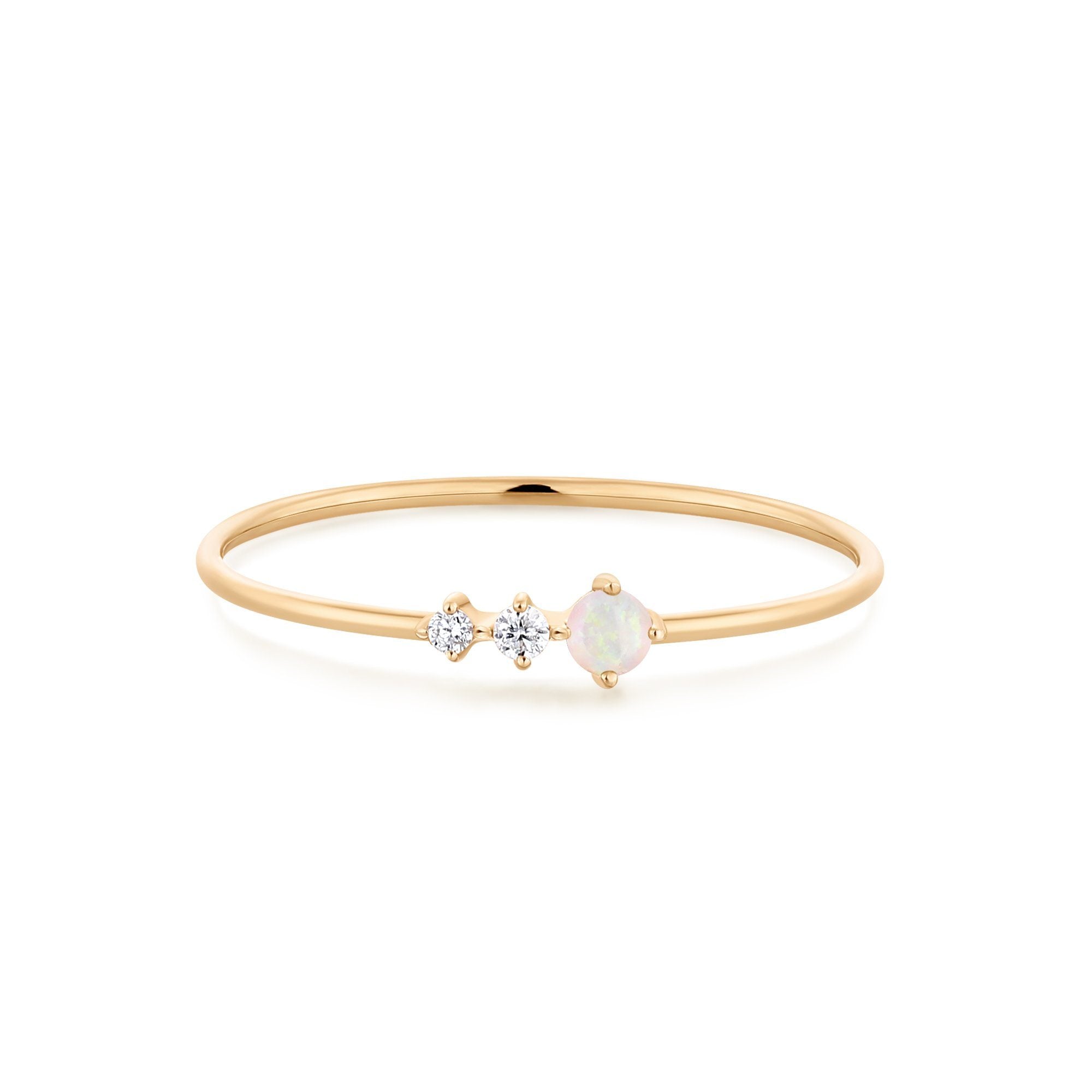 VERA | Diamond and Opal Ring Rings AURELIE GI 