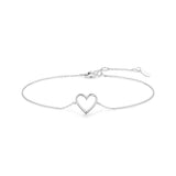 JANE | Open Heart Bracelet Bracelets AURELIE GI White Gold 