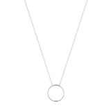 ADA | Open Circle Necklace Necklaces AURELIE GI White Gold 