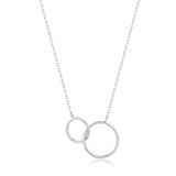 HELEN | Interlinked Circles Necklace Necklaces AURELIE GI White Gold 