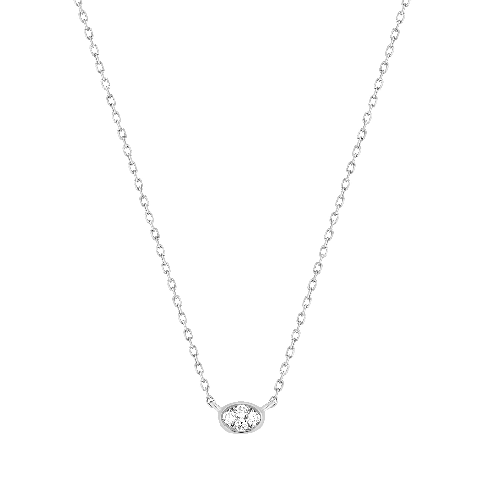 BEBE | Diamond Necklace Necklaces AURELIE GI White Gold 