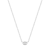 BEBE | Diamond Necklace Necklaces AURELIE GI White Gold 
