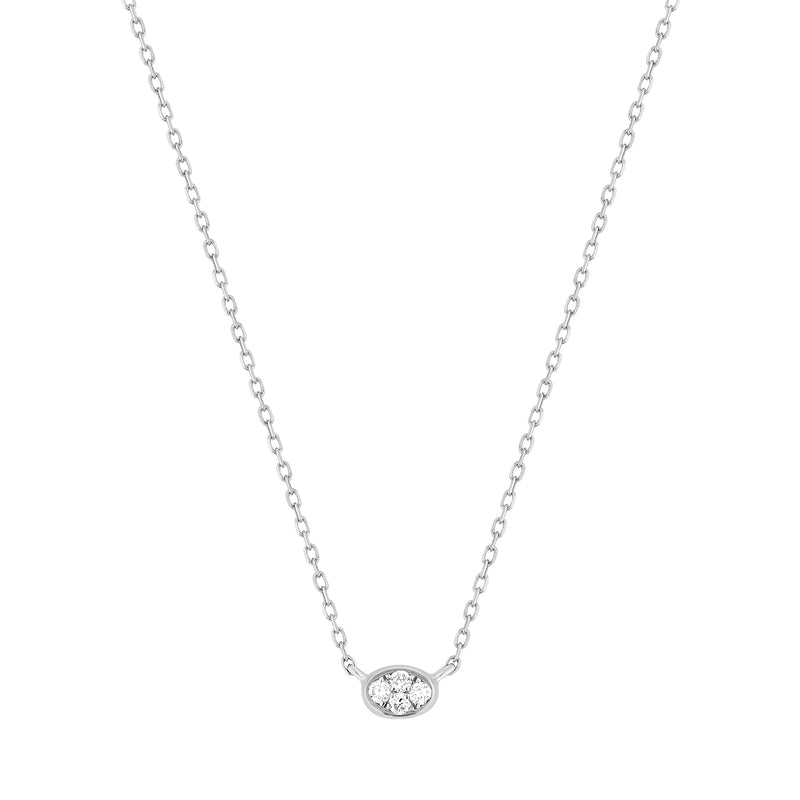 BEBE | Diamond Necklace Necklaces AURELIE GI White Gold 