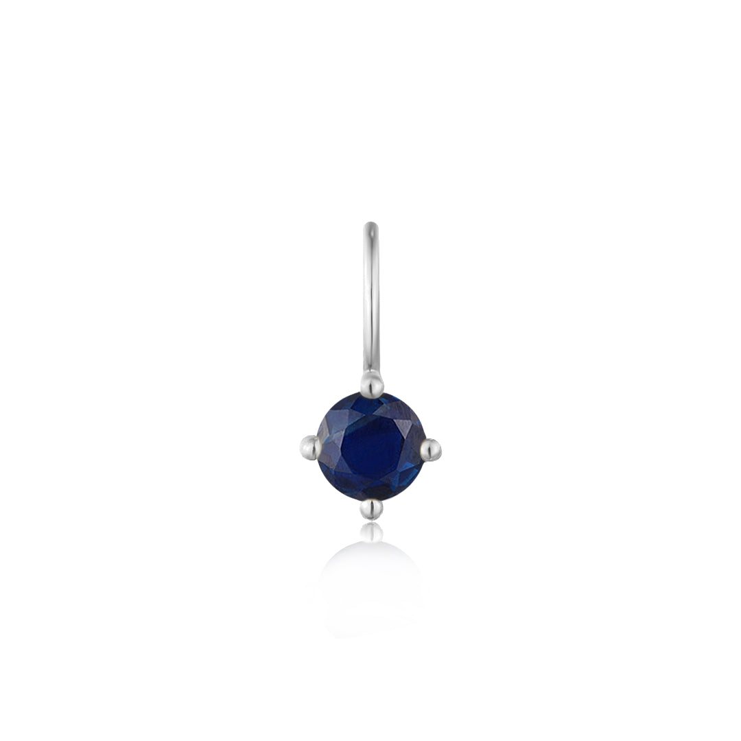 September Birthstone | Sapphire Necklace Charm