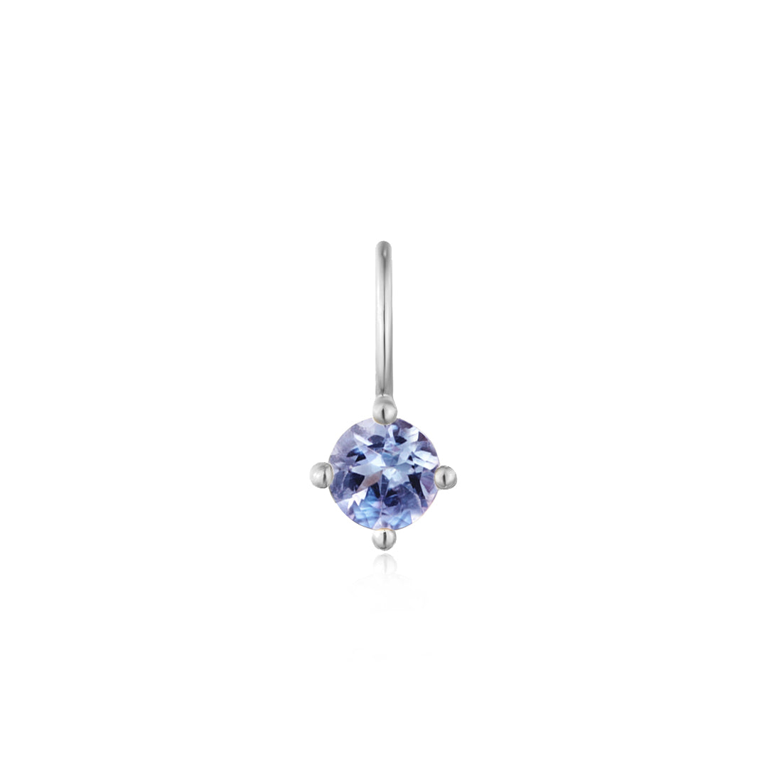 December Birthstone | Tanzanite Necklace Charm
