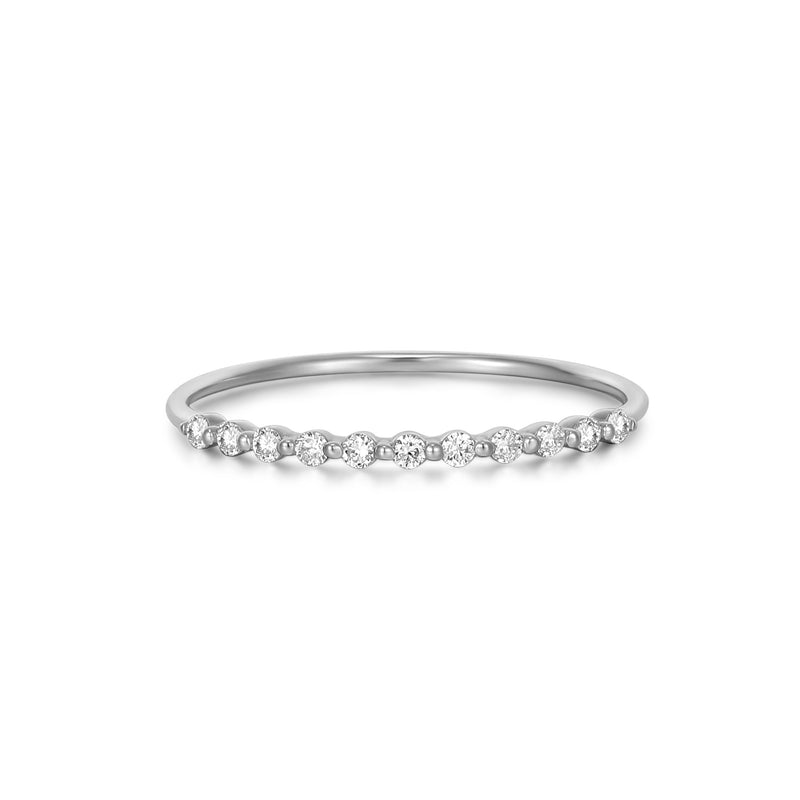 DELIA | Half-Eternity Diamond Ring