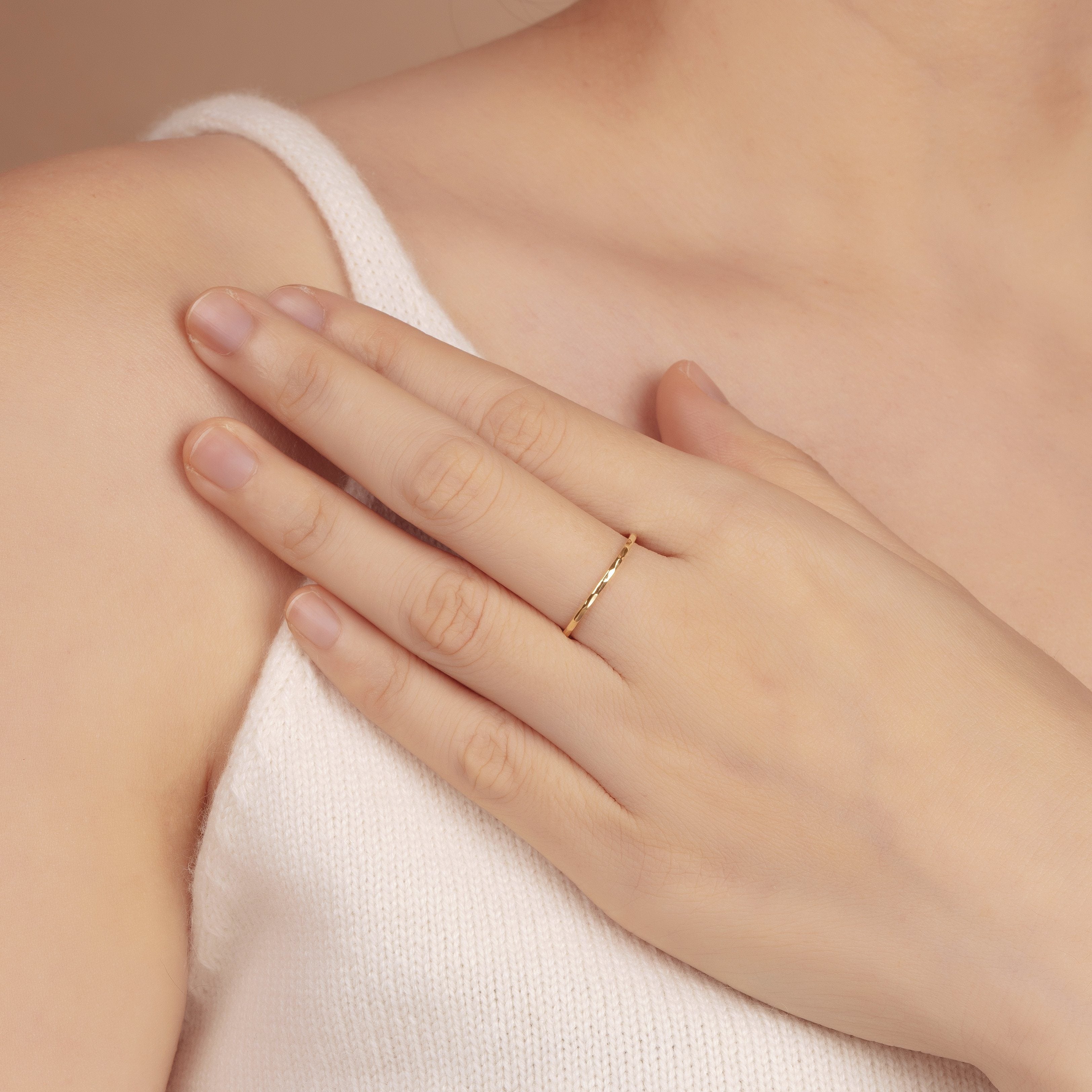 REGALIA | Textured Band Rings AURELIE GI 
