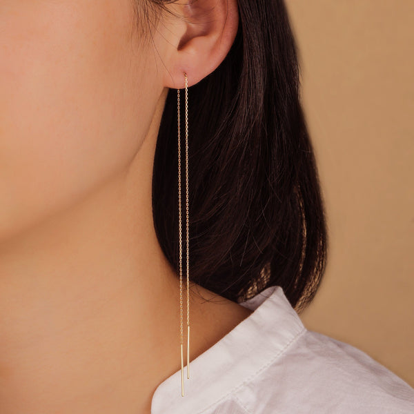 ELLA | Ear Threaders Drop Earrings AURELIE GI 