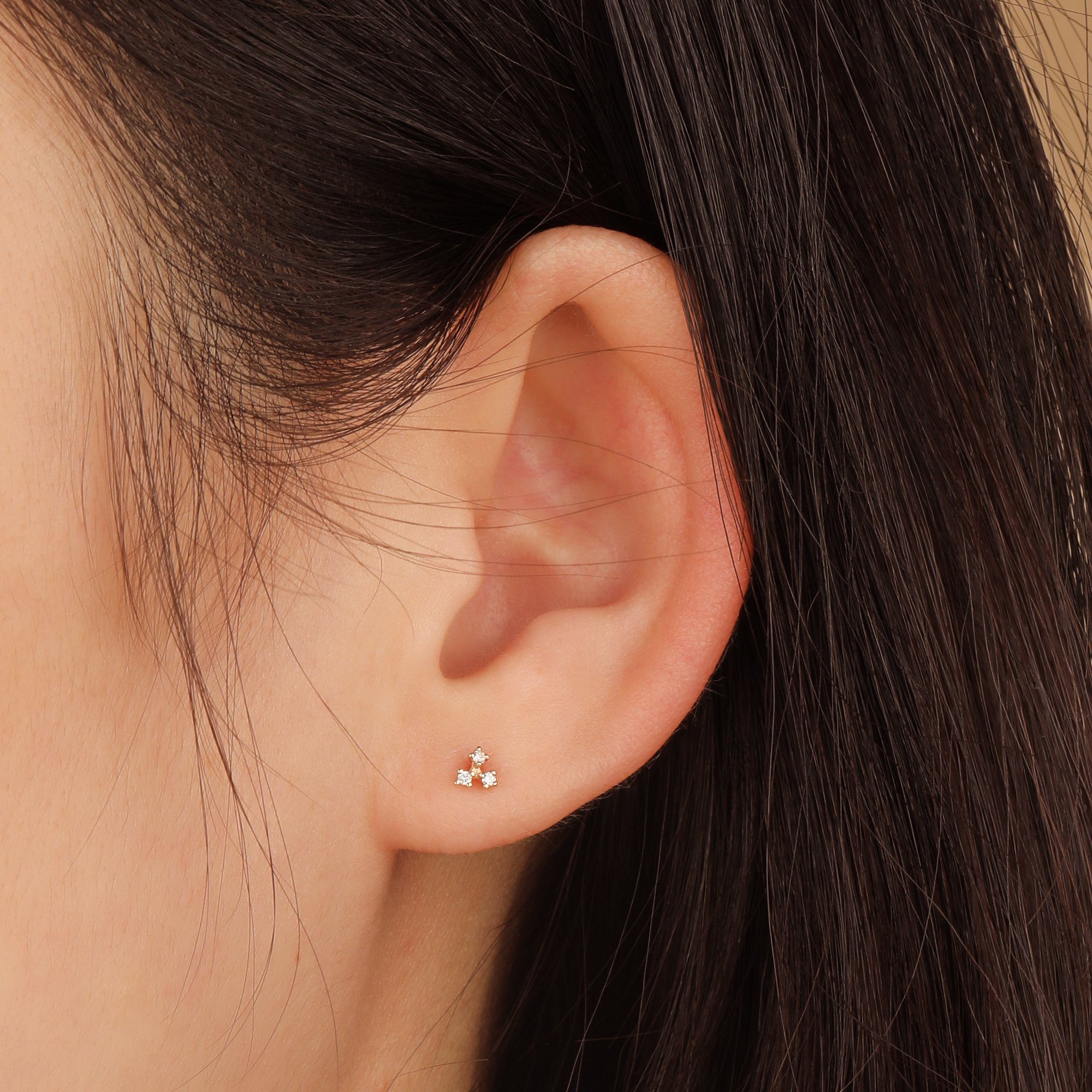 CLOVER | Diamond Studs Studs AURELIE GI 