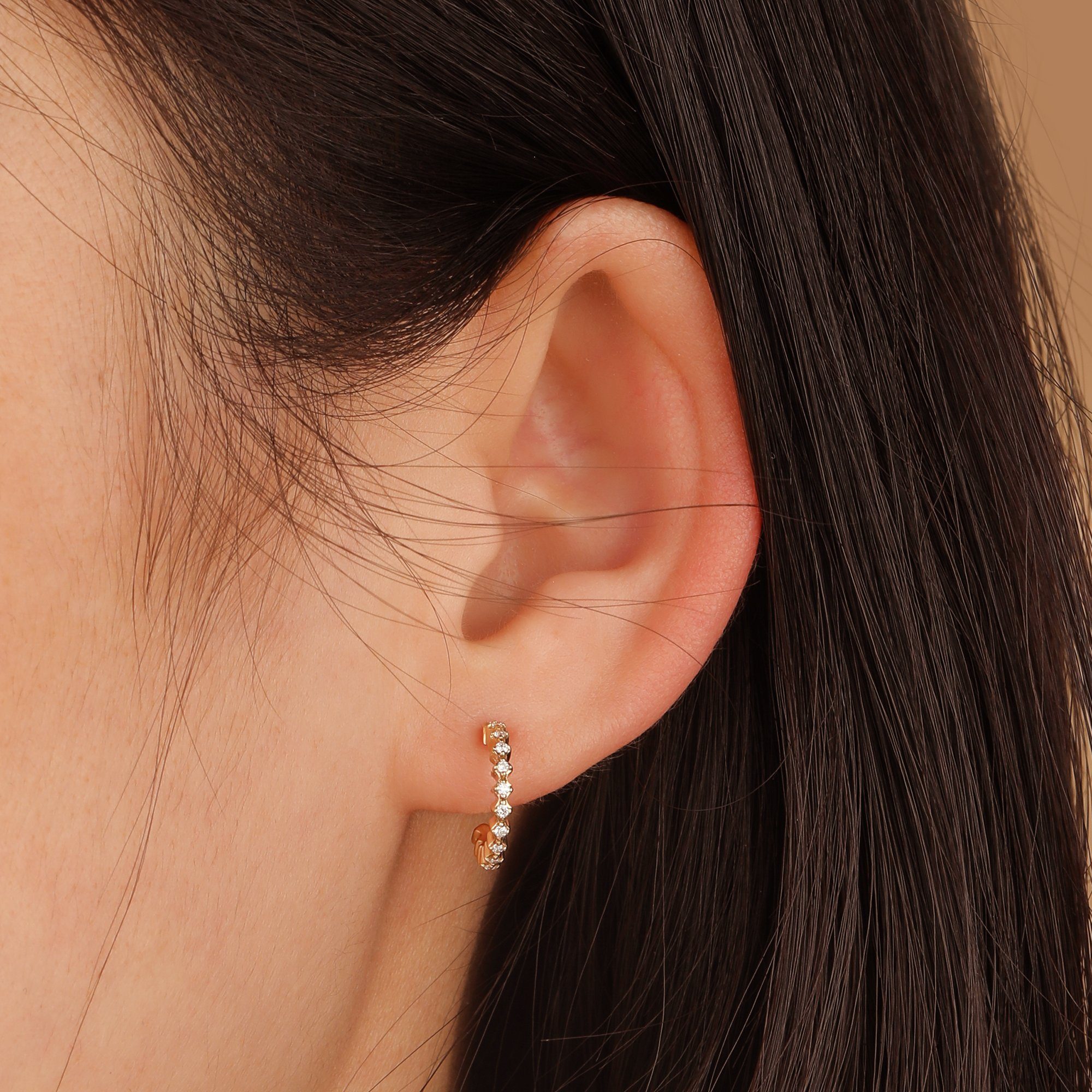 MARIE | Diamond Hoops Hoops & Huggies AURELIE GI 